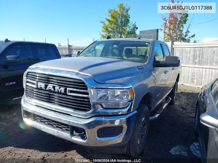 2020 Ram 2500 Big Horn VIN: 3C6UR5DJ1LG117388 Lot: 12121641