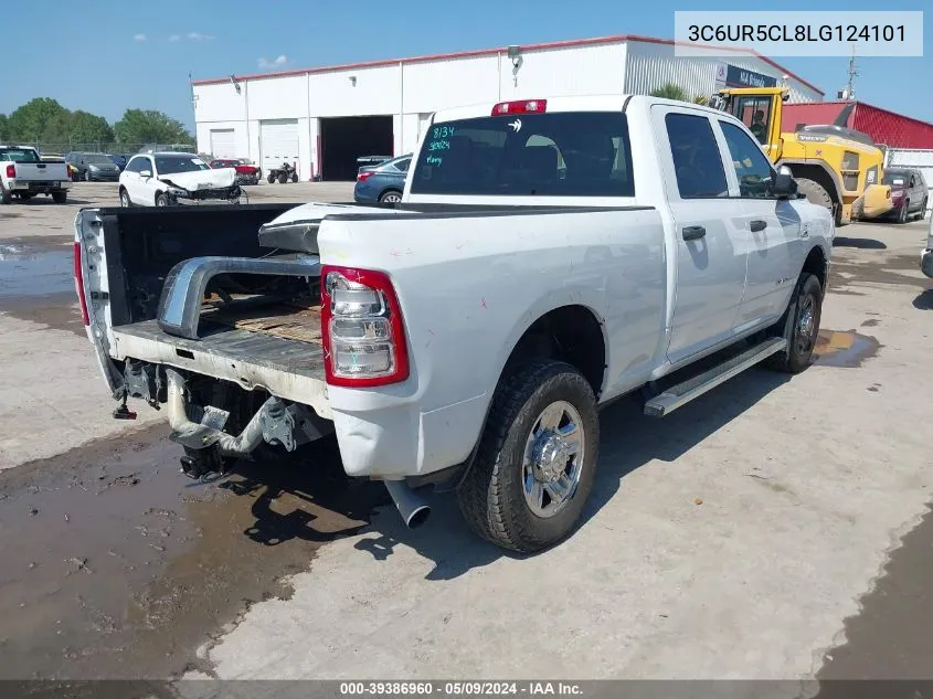 2020 Ram 2500 Tradesman 4X4 6'4 Box VIN: 3C6UR5CL8LG124101 Lot: 39386960