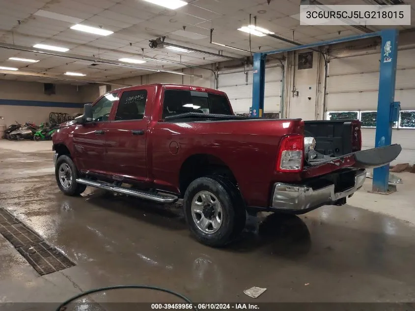 2020 Ram 2500 Tradesman 4X4 6'4 Box VIN: 3C6UR5CJ5LG218015 Lot: 39459956