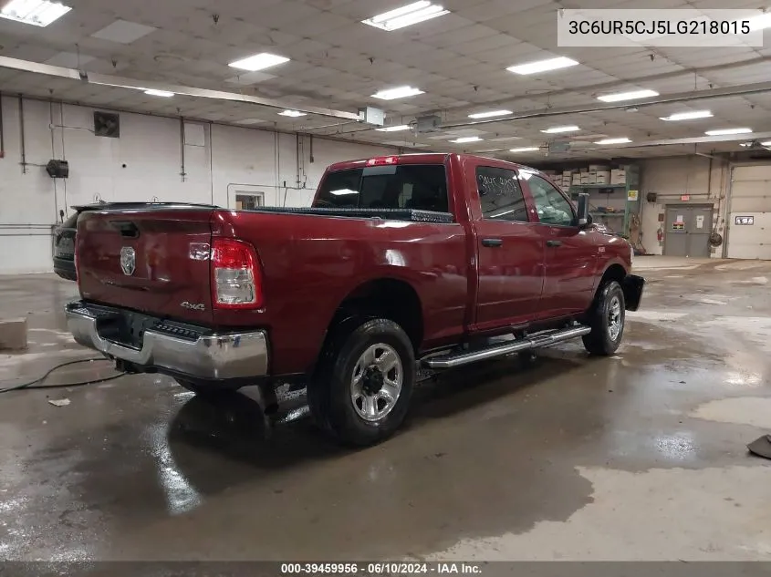 2020 Ram 2500 Tradesman 4X4 6'4 Box VIN: 3C6UR5CJ5LG218015 Lot: 39459956