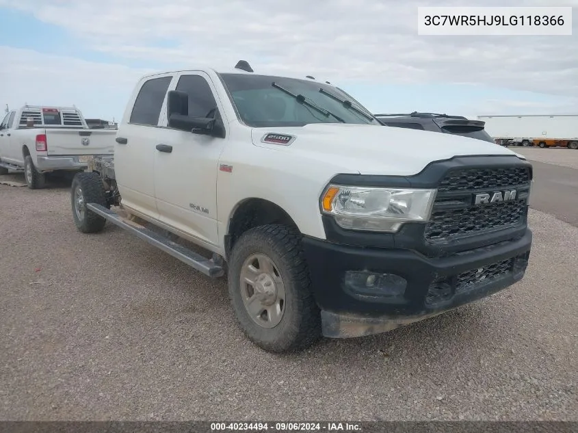 2020 Ram 2500 Tradesman 4X4 8' Box VIN: 3C7WR5HJ9LG118366 Lot: 40234494