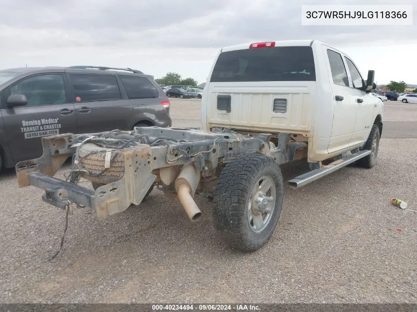 2020 Ram 2500 Tradesman 4X4 8' Box VIN: 3C7WR5HJ9LG118366 Lot: 40234494