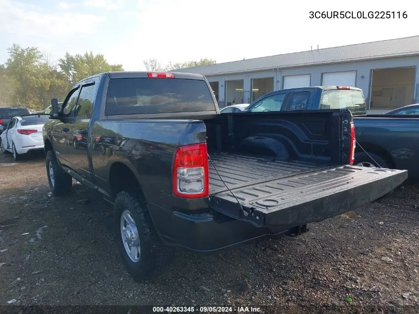 2020 Ram 2500 Tradesman VIN: 3C6UR5CL0LG225116 Lot: 40263345