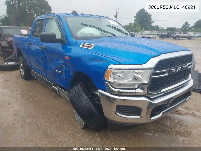 2020 Ram 2500 Tradesman 4X4 6'4 Box VIN: 3C6UR5CJ4LG146921 Lot: 40288453