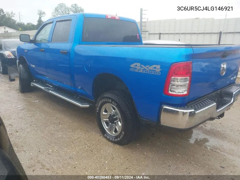 2020 Ram 2500 Tradesman 4X4 6'4 Box VIN: 3C6UR5CJ4LG146921 Lot: 40288453