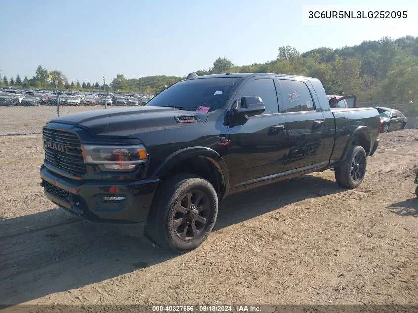 2020 Ram 2500 Laramie VIN: 3C6UR5NL3LG252095 Lot: 40327656