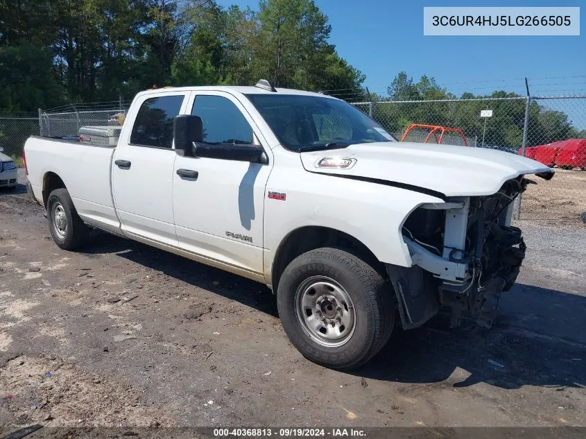 2020 Ram 2500 Tradesman 4X2 8' Box VIN: 3C6UR4HJ5LG266505 Lot: 40368813