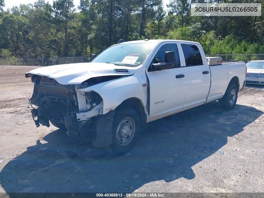 2020 Ram 2500 Tradesman 4X2 8' Box VIN: 3C6UR4HJ5LG266505 Lot: 40368813