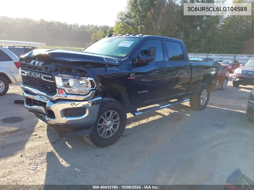 2020 Ram 2500 Tradesman VIN: 3C6UR5CL6LG104588 Lot: 40433180