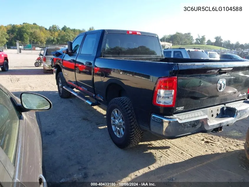 2020 Ram 2500 Tradesman VIN: 3C6UR5CL6LG104588 Lot: 40433180