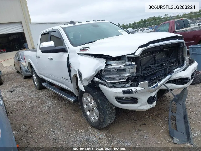 2020 Ram 2500 Laramie VIN: 3C6UR5FL2LG283224 Lot: 40448018