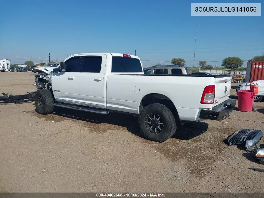 2020 Ram 2500 Big Horn 4X4 8' Box VIN: 3C6UR5JL0LG141056 Lot: 40462668