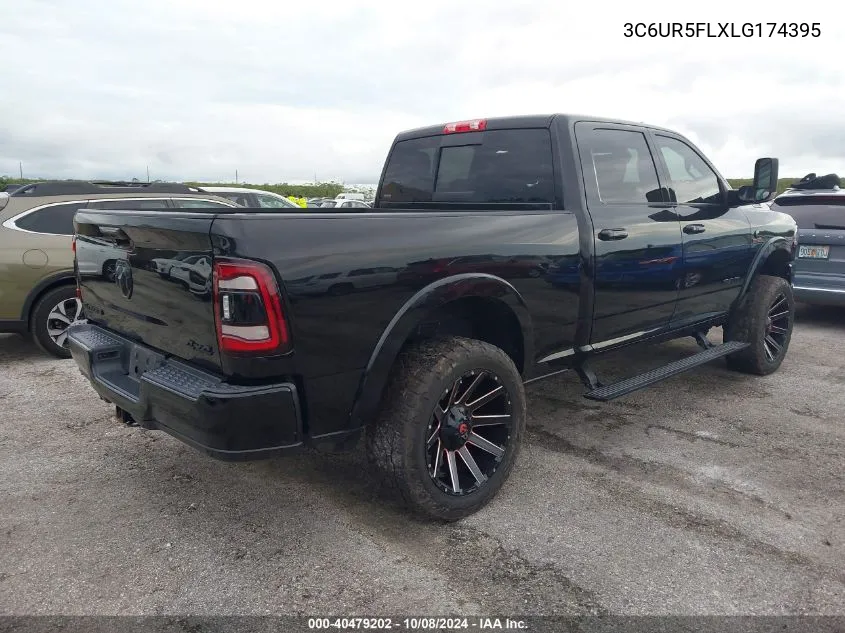 2020 Ram 2500 Laramie 4X4 6'4 Box VIN: 3C6UR5FLXLG174395 Lot: 40479202