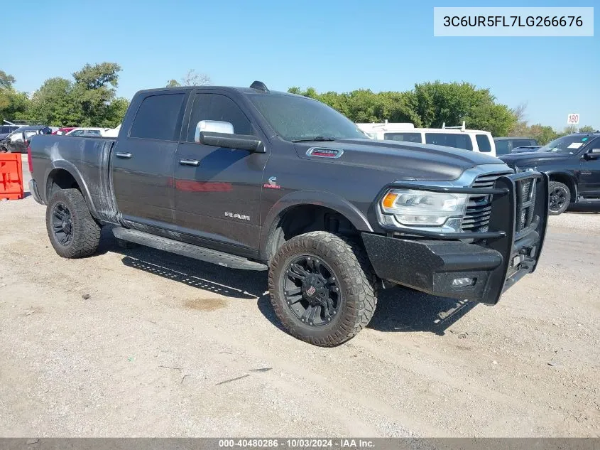 2020 Ram 2500 Laramie 4X4 6'4 Box VIN: 3C6UR5FL7LG266676 Lot: 40480286