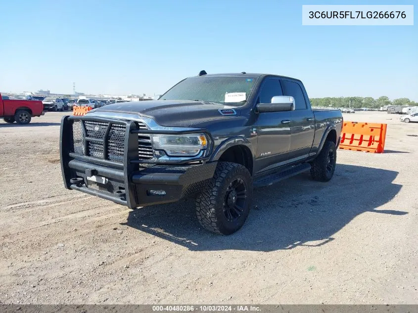 2020 Ram 2500 Laramie 4X4 6'4 Box VIN: 3C6UR5FL7LG266676 Lot: 40480286