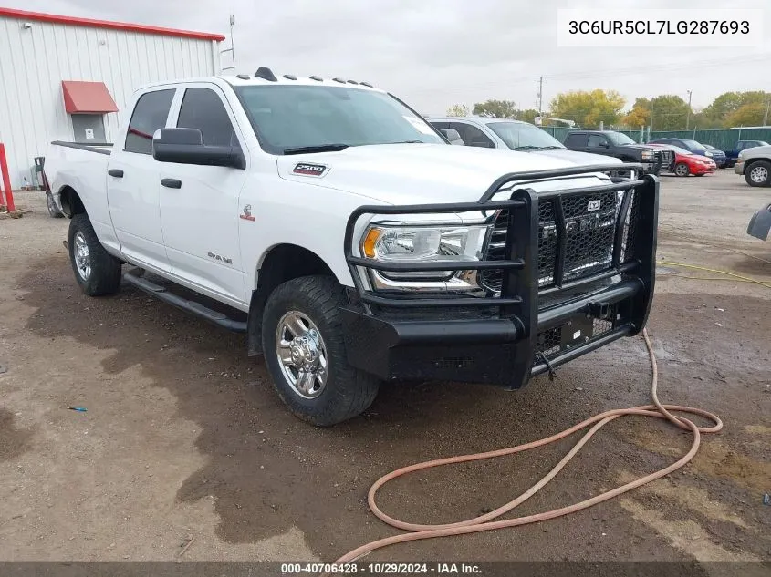 3C6UR5CL7LG287693 2020 Ram 2500 Tradesman 4X4 6'4 Box