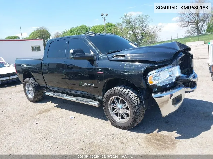 2021 Ram 2500 Big Horn 4X4 6'4 Box VIN: 3C6UR5DLXMG680183 Lot: 39440020