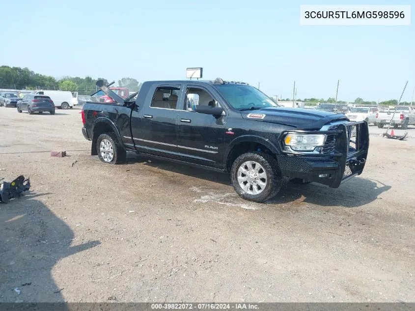 2021 Ram 2500 Limited Mega Cab 4X4 6'4 Box VIN: 3C6UR5TL6MG598596 Lot: 39822072