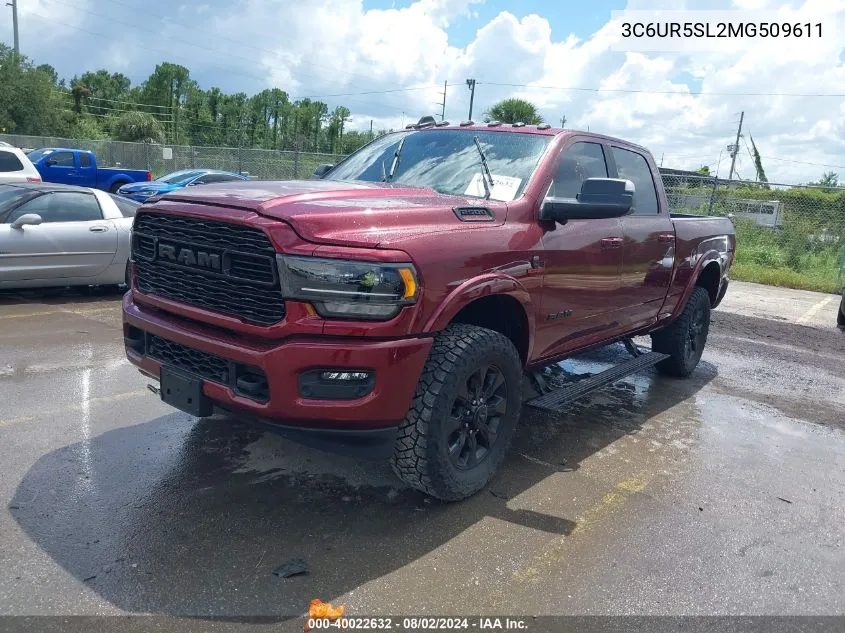 2021 Ram 2500 Limited 4X4 6'4 Box VIN: 3C6UR5SL2MG509611 Lot: 40022632