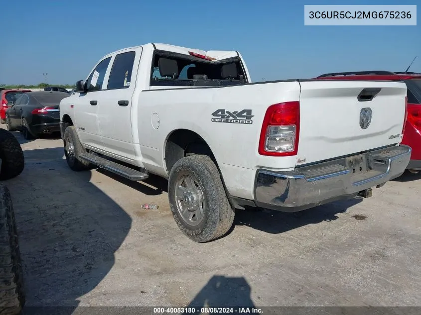 3C6UR5CJ2MG675236 2021 Ram 2500 Tradesman 4X4 6'4 Box