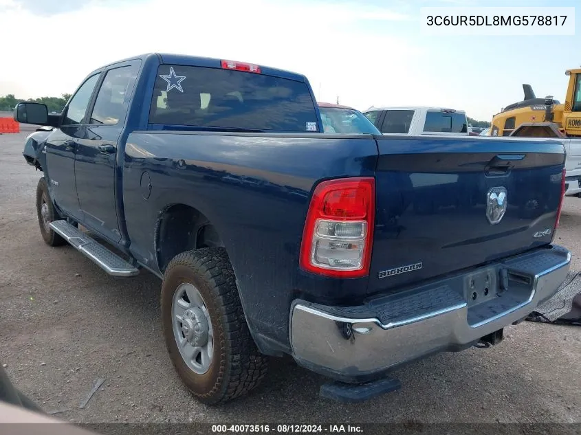 3C6UR5DL8MG578817 2021 Ram 2500 Big Horn 4X4 6'4 Box