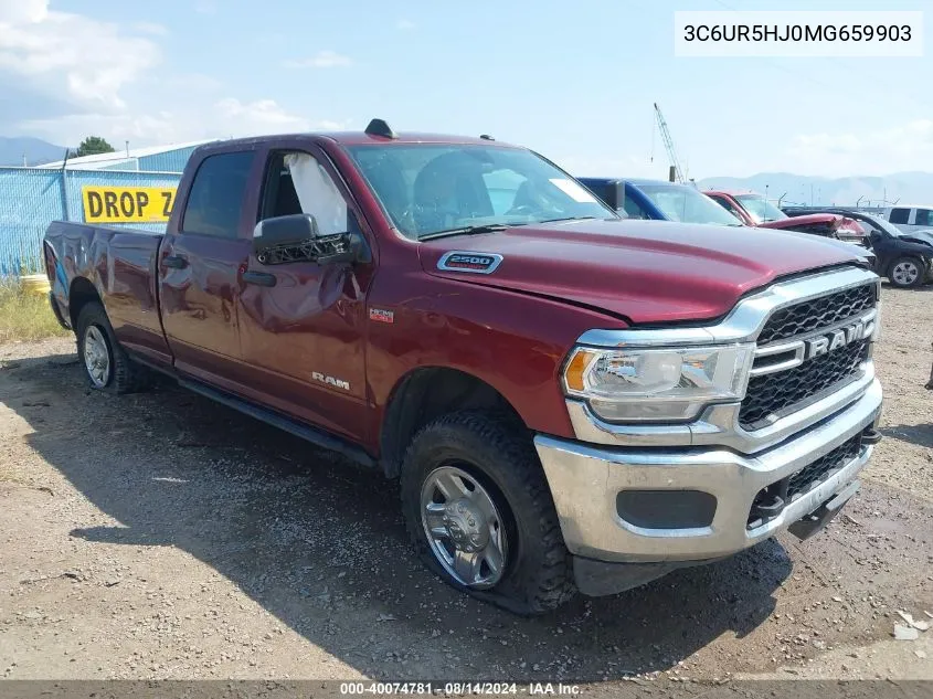 2021 Ram 2500 Tradesman 4X4 8' Box VIN: 3C6UR5HJ0MG659903 Lot: 40074781