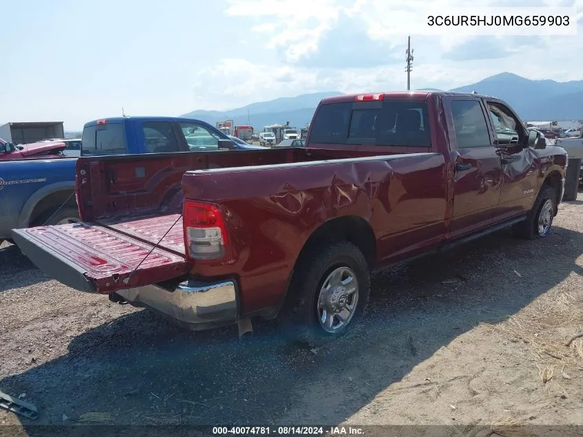 2021 Ram 2500 Tradesman 4X4 8' Box VIN: 3C6UR5HJ0MG659903 Lot: 40074781