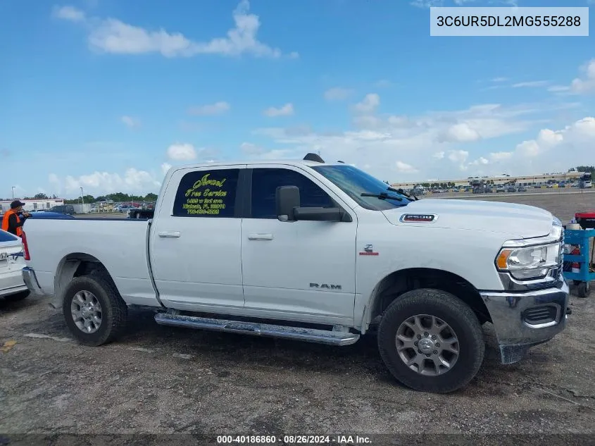 2021 Ram 2500 VIN: 3C6UR5DL2MG555288 Lot: 40186860