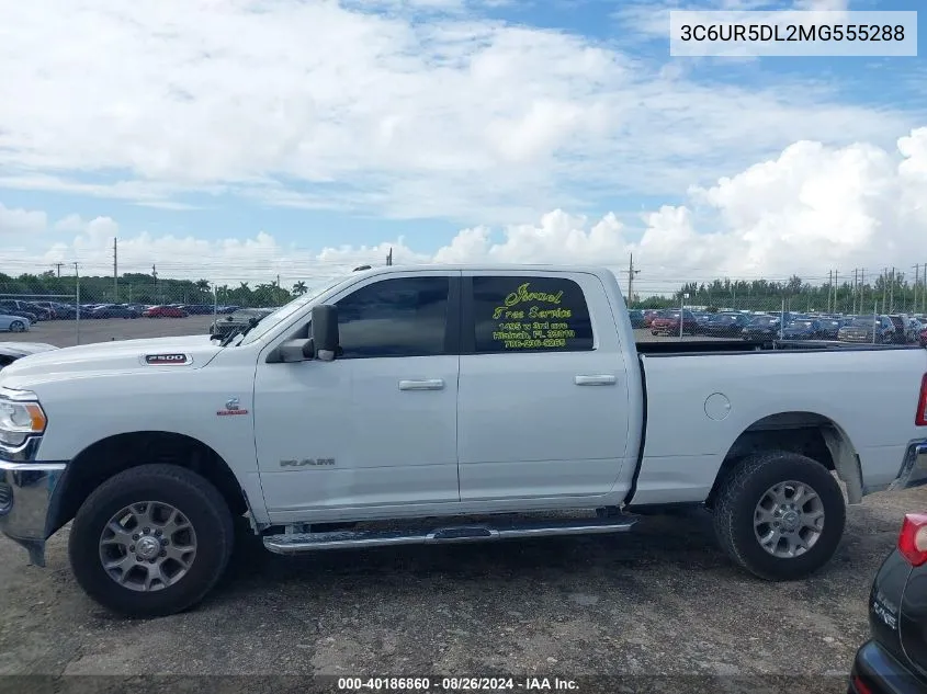 2021 Ram 2500 VIN: 3C6UR5DL2MG555288 Lot: 40186860