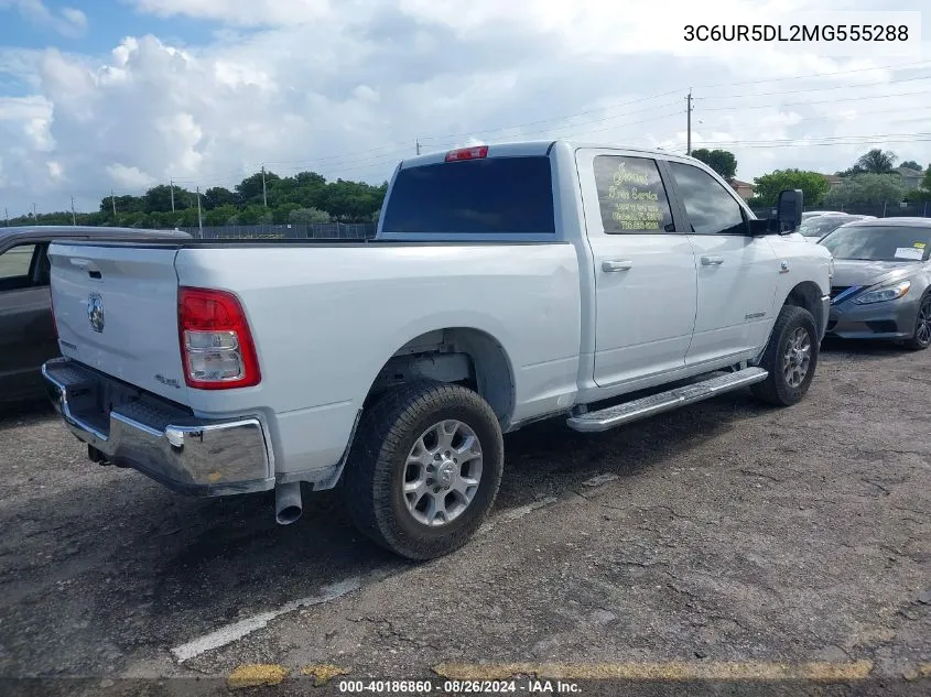 2021 Ram 2500 VIN: 3C6UR5DL2MG555288 Lot: 40186860