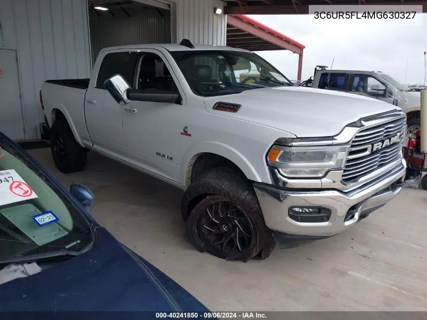 2021 Ram 2500 Laramie 4X4 6'4 Box VIN: 3C6UR5FL4MG630327 Lot: 40241850