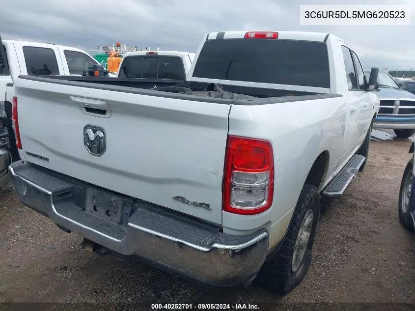 2021 Ram 2500 Big Horn 4X4 6'4 Box VIN: 3C6UR5DL5MG620523 Lot: 40252701