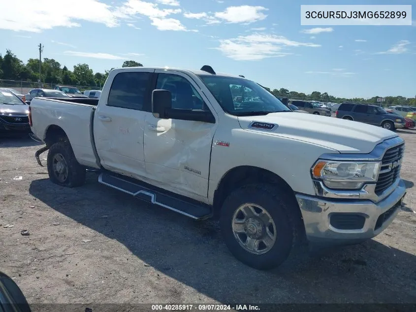 2021 Ram 2500 Big Horn VIN: 3C6UR5DJ3MG652899 Lot: 40285917