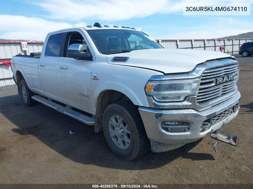 3C6UR5KL4MG674110 2021 Ram 2500 Laramie 4X4 8' Box