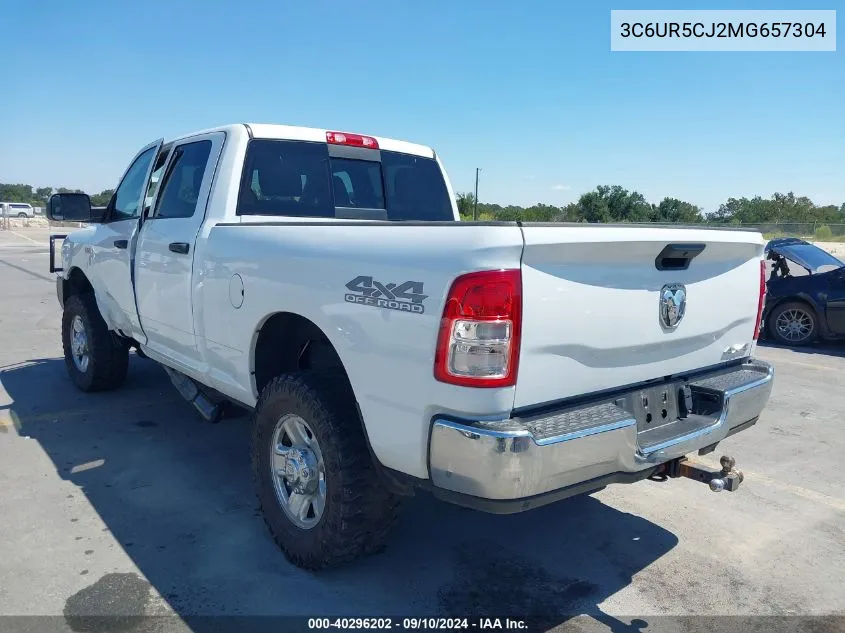 2021 Ram 2500 Tradesman 4X4 6'4 Box VIN: 3C6UR5CJ2MG657304 Lot: 40296202