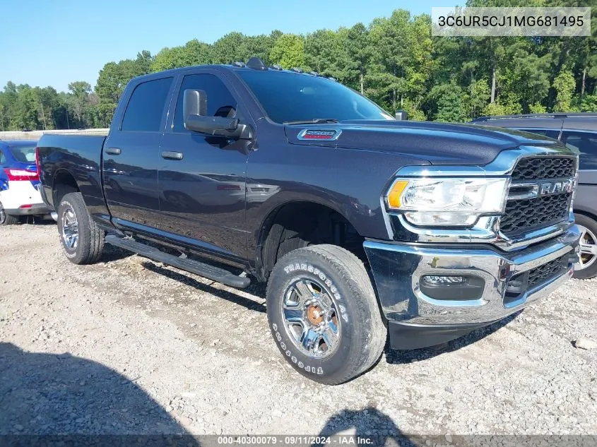 2021 Ram 2500 Tradesman 4X4 6'4 Box VIN: 3C6UR5CJ1MG681495 Lot: 40300079