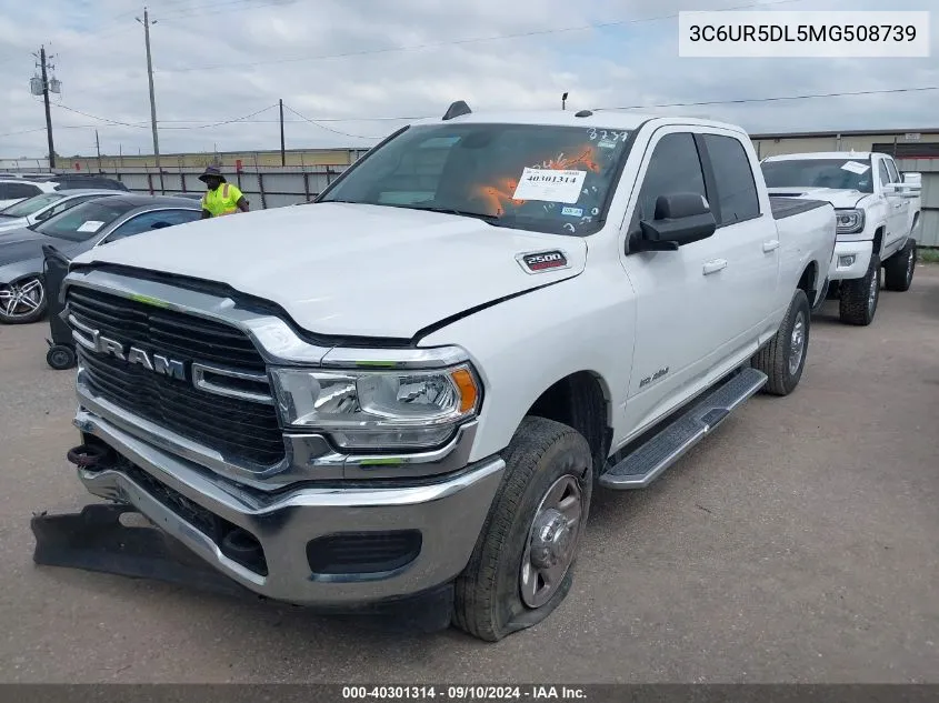 2021 Ram 2500 Big Horn VIN: 3C6UR5DL5MG508739 Lot: 40301314