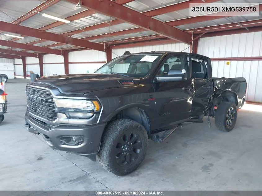 2021 Ram 2500 VIN: 3C6UR5DLXMG539758 Lot: 40307519