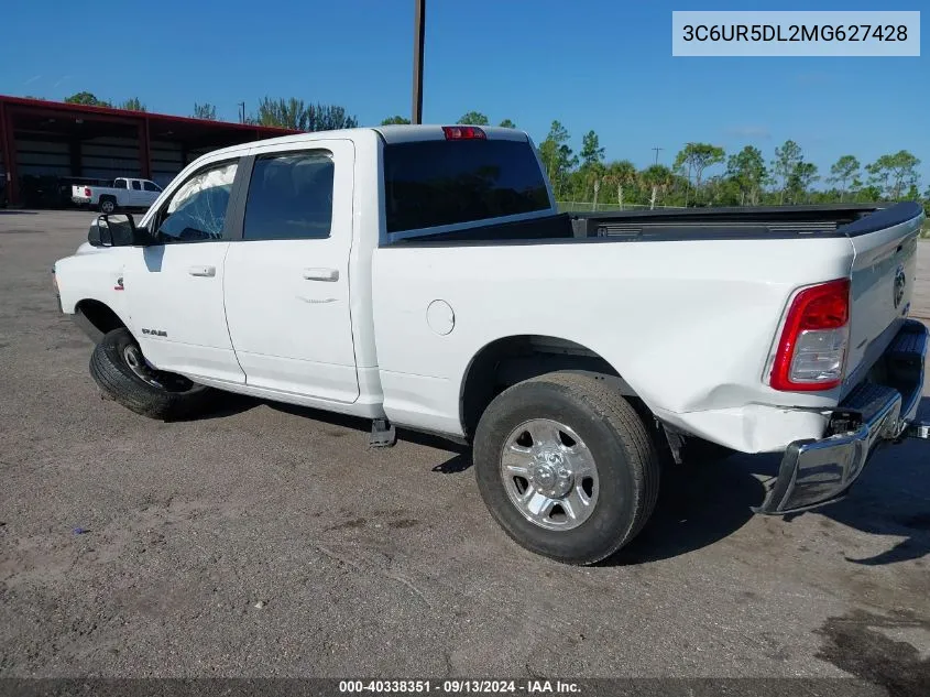 2021 Ram 2500 Big Horn VIN: 3C6UR5DL2MG627428 Lot: 40338351