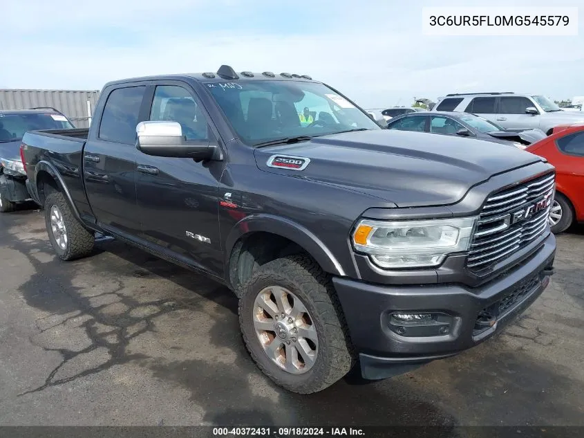 2021 Ram 2500 Laramie 4X4 6'4 Box VIN: 3C6UR5FL0MG545579 Lot: 40372431