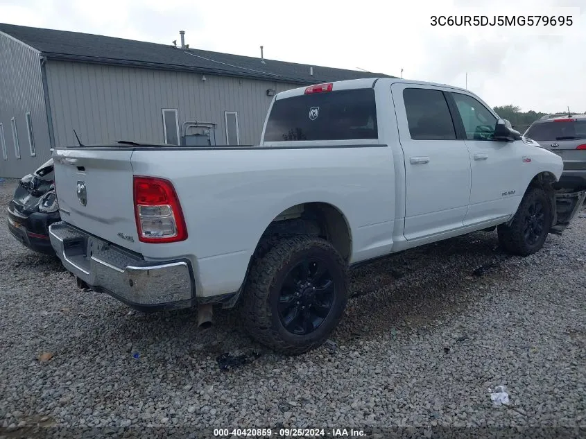 2021 Ram 2500 Big Horn 4X4 6'4 Box VIN: 3C6UR5DJ5MG579695 Lot: 40420859