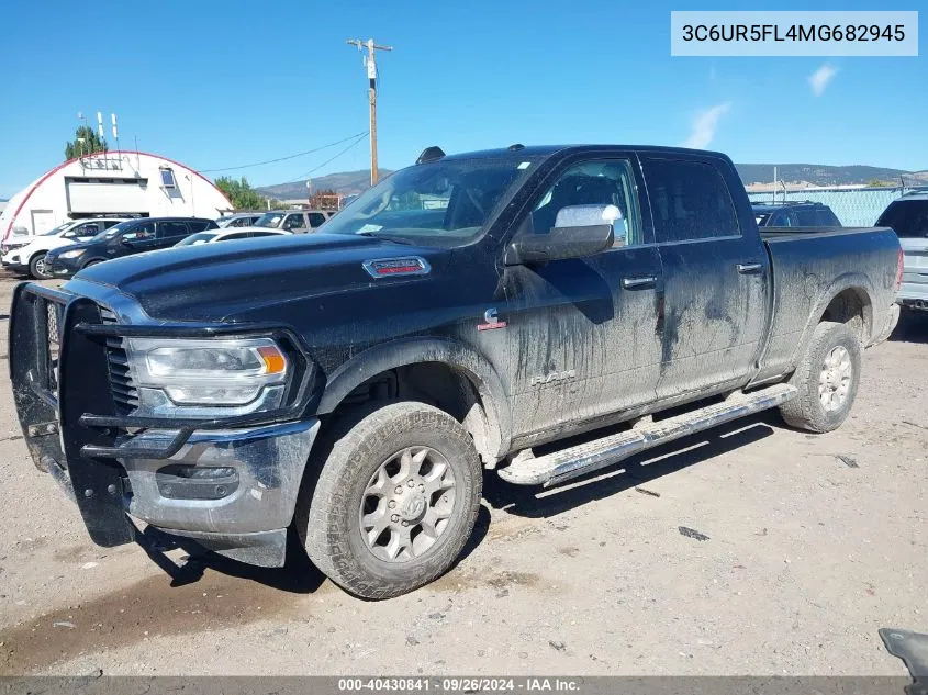 2021 Ram 2500 Laramie VIN: 3C6UR5FL4MG682945 Lot: 40430841