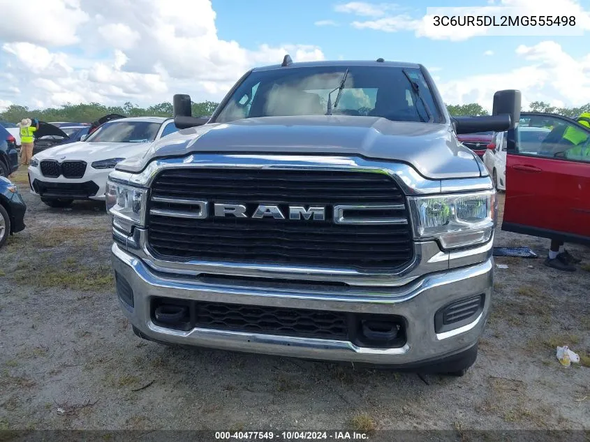 2021 Ram 2500 Big Horn 4X4 6'4 Box VIN: 3C6UR5DL2MG555498 Lot: 40477549