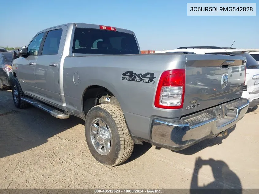 2021 Ram 2500 Big Horn 4X4 6'4 Box VIN: 3C6UR5DL9MG542828 Lot: 40512523