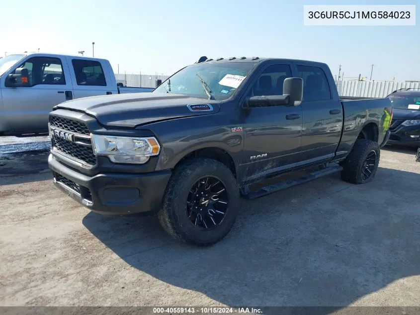 2021 Ram 2500 Tradesman 4X4 6'4 Box VIN: 3C6UR5CJ1MG584023 Lot: 40559143