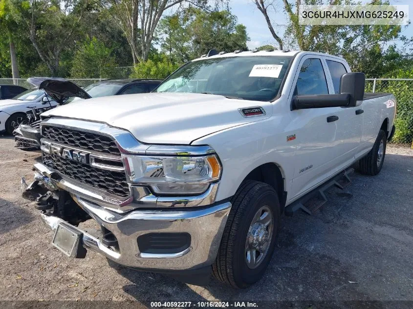 2021 Ram 2500 Tradesman 4X2 8' Box VIN: 3C6UR4HJXMG625249 Lot: 40592277