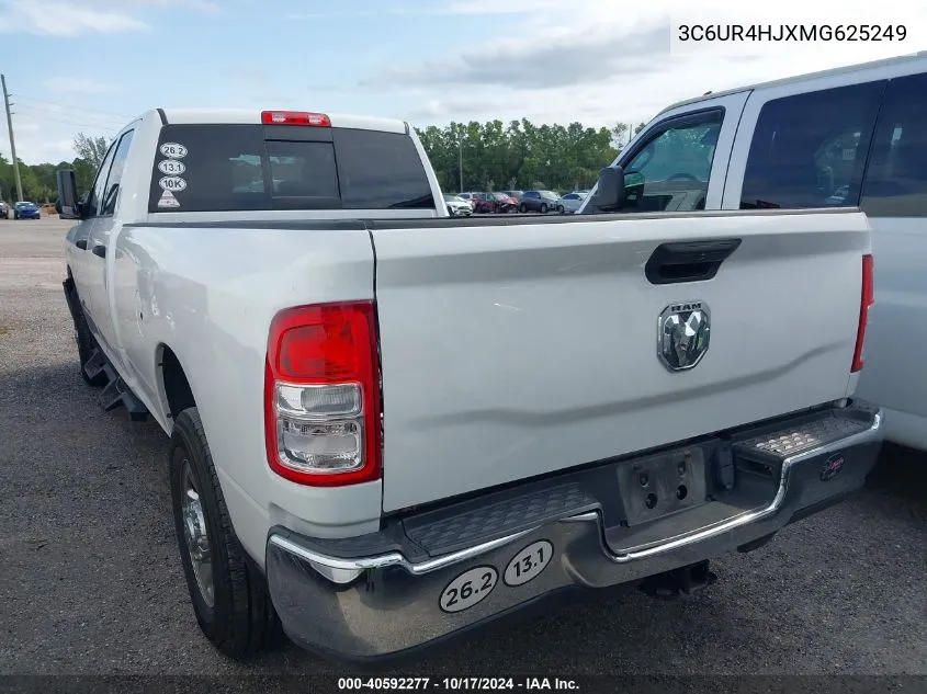 2021 Ram 2500 Tradesman 4X2 8' Box VIN: 3C6UR4HJXMG625249 Lot: 40592277