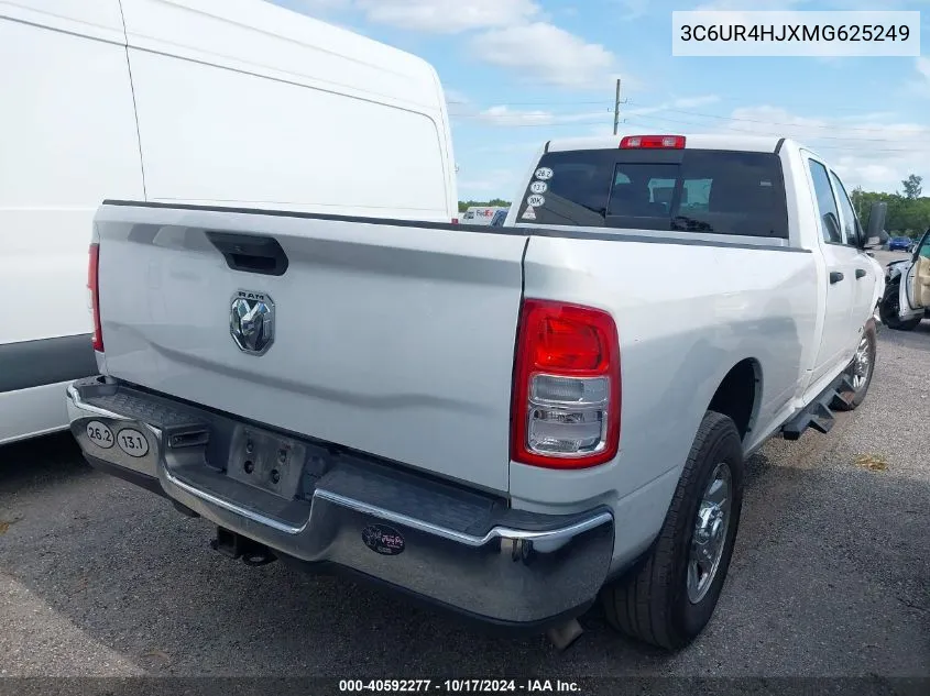 2021 Ram 2500 Tradesman 4X2 8' Box VIN: 3C6UR4HJXMG625249 Lot: 40592277