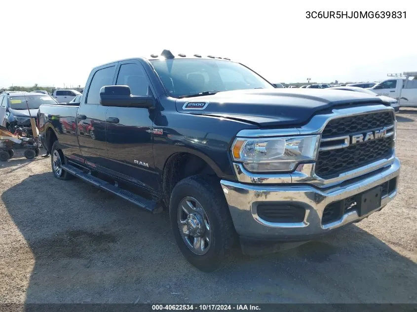 2021 Ram 2500 Tradesman 4X4 8' Box VIN: 3C6UR5HJ0MG639831 Lot: 40622534