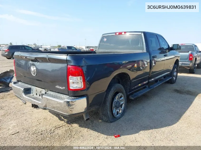 2021 Ram 2500 Tradesman 4X4 8' Box VIN: 3C6UR5HJ0MG639831 Lot: 40622534